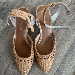 Donald J. Pliner Women's Brown Woven Sandals